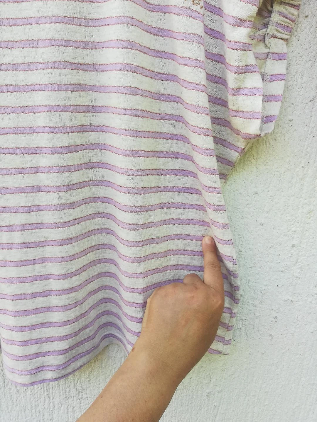 Lote de 2 camisetas ligeras y a rayas etiqueta T.L (imperfecciones) – photo 16